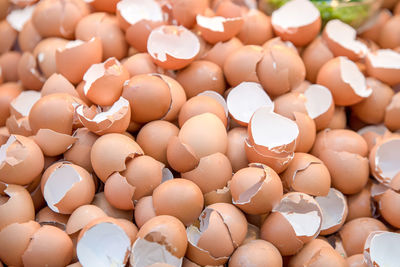 Full frame shot of onions for sale at market