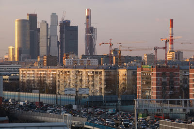 Skyscrapers in city