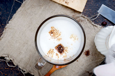 Coffee on table