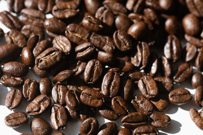 Full frame shot of coffee beans