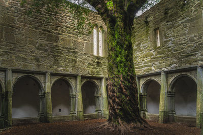 Low angle view of old building