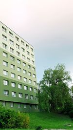 Low angle view of building against sky