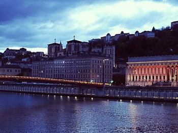 River with buildings in background