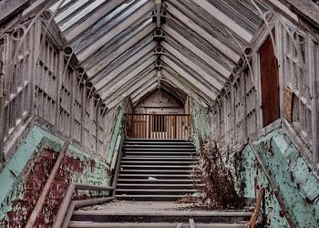 Low angle view of old building