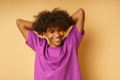 Portrait of a smiling young woman