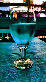 Close-up of drink on table