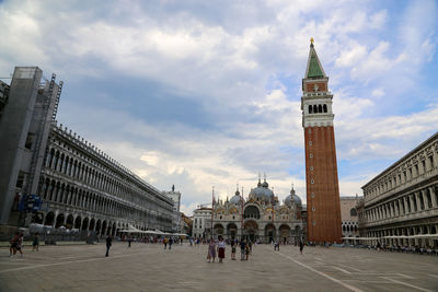 View of historical building against sky in city