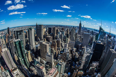 Aerial view of cityscape