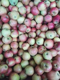 Full frame shot of fruits in market