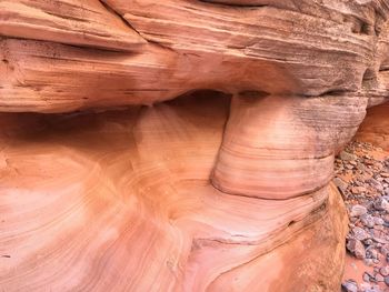 Rock formations in desert