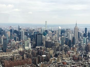 Aerial view of city