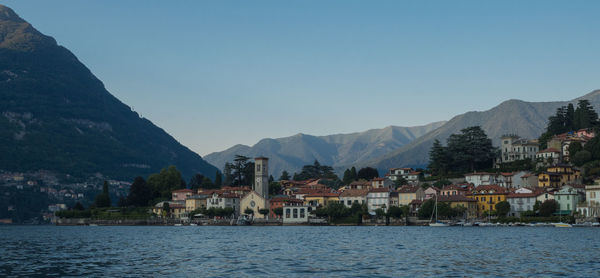 Small town comer lake italy