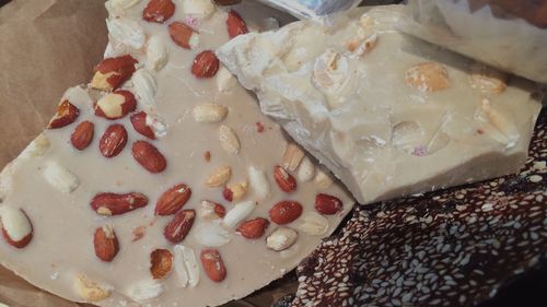 Close-up of cake in plate