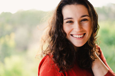 Portrait of young woman