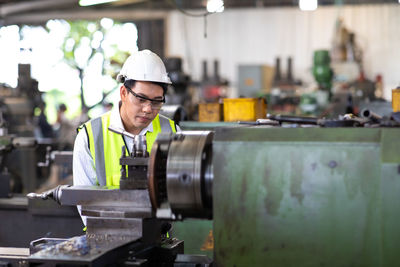 Man working in factory