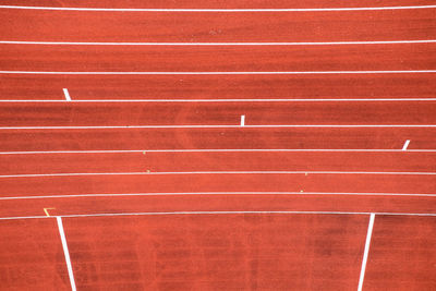 Full frame shot of running track