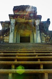 Low angle view of temple