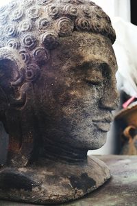 Close-up of buddha statue