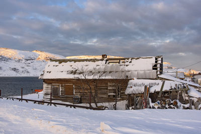 Buildings in winter