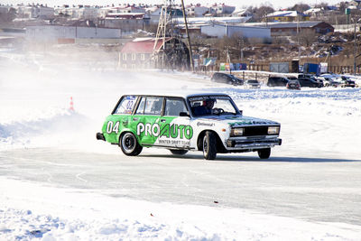 View of car in winter