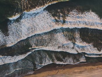 Full frame shot of rock in sea