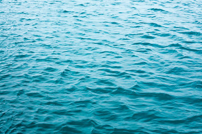 High angle view of swimming pool in sea