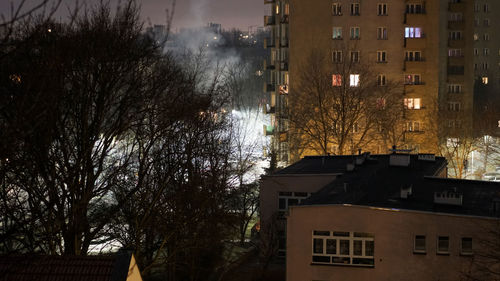 View of building at night