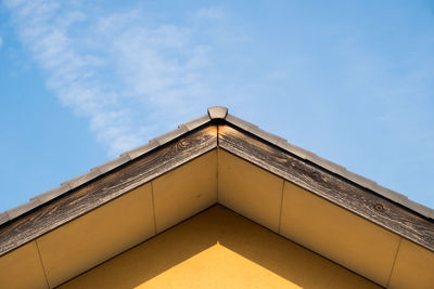 Low angle view of building against sky