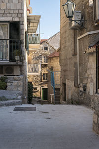 Street amidst buildings in city