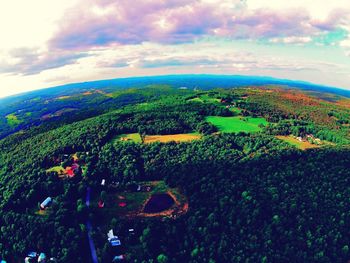 Scenic view of landscape against sky