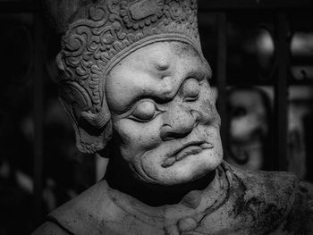 Close-up of buddha statue