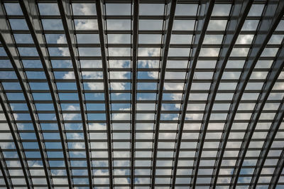 Full frame shot of glass ceiling