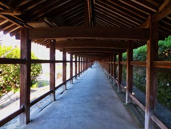 View of corridor of building