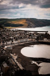 Aberystwyth town, wales scenery