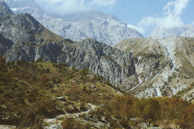 Idyllic shot of rocky mountains