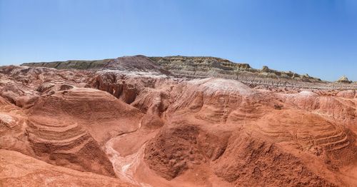 Rock formations in desert