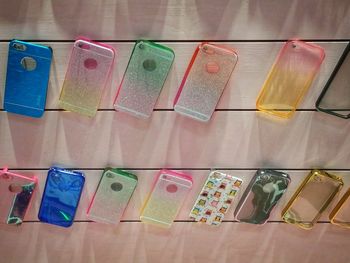 Full frame shot of colorful objects