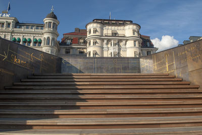 Low angle view of building against sky