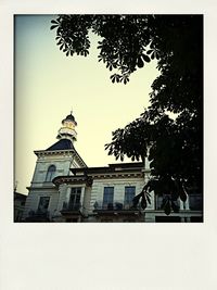 Low angle view of building against sky