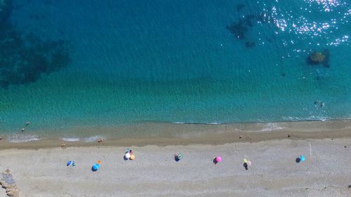 Group of people on beach