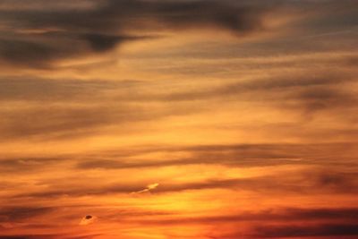 Scenic view of sky during sunset