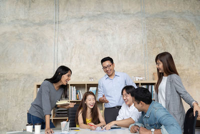 Group of people at the table