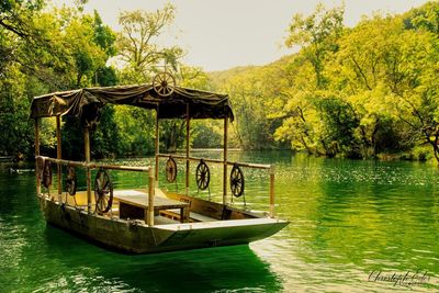 Scenic view of river against sky