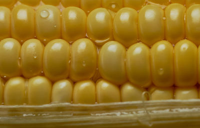 Close-up of candies in row