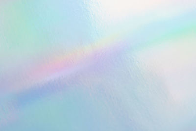 Defocused image of rainbow against sky