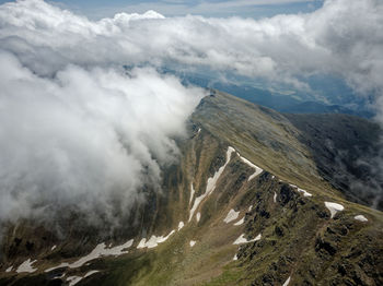 Mountains in the clouds