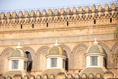 Low angle view of historical building