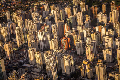 Aerial view of buildings in city