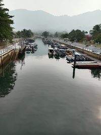 Scenic view of river against sky