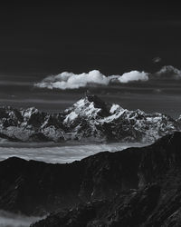 Third highest peak in the world, mt. kanchenjunga